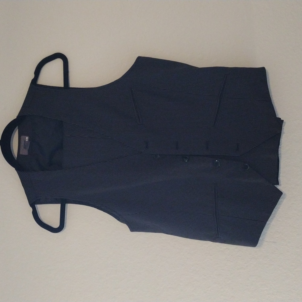 H&M Pinstripe Suit Pants and Vest 32R Pants 36R Vest